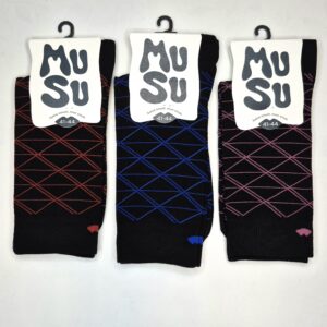 Meeste puuvillased sokid 'MuSu MIX' suurus 41-44 (3 paari)